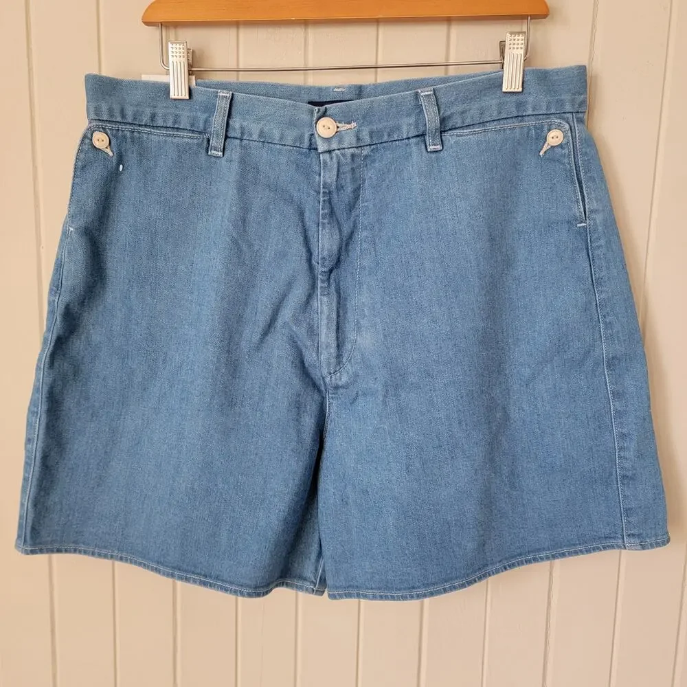 LEVI'S Made &‎ Crafted Japanese High Wasted Mom Trouser Jean Shorts Sz 33 NWT - Picture 4 of 12